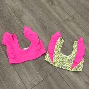 Sugar & Strut dance convention tops x 2, each only worn once! Size YL